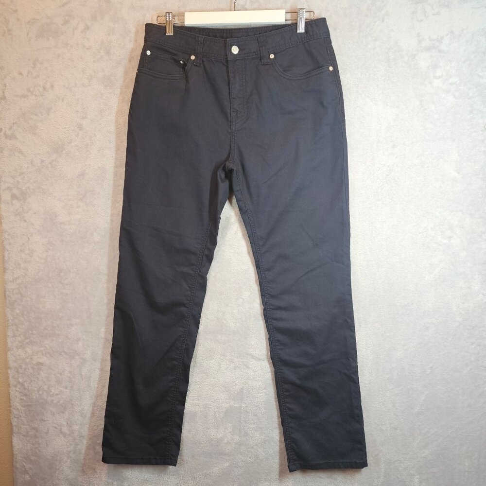 Prana Men's Navy Straight-Leg Chino Pants